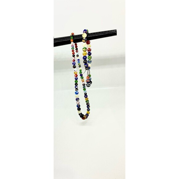 Multi Color Murano Glass Necklace, Earrings & Bracelet Set - Picture 6 of 6